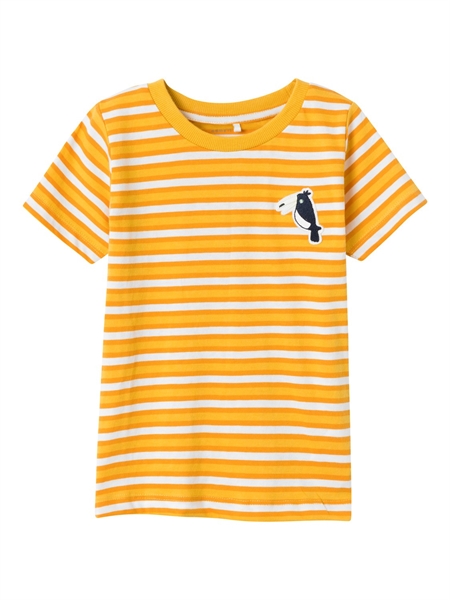 NAME IT T-shirt Dik Spicy Mustard
